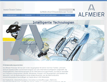 Tablet Screenshot of alfmeier.de